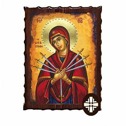 Item: Virgin Mary of the Seven Swords ΕΚ135-107, Virgin Mary of the Seven Swords