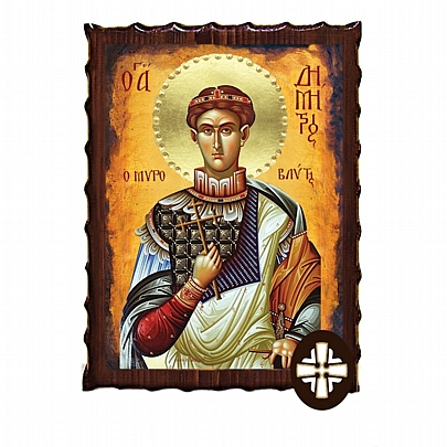 Item: Saint Demetrius | Lithography Mount Athos
ΕΚ135-148, Saint Demetrius | Lithography Mount Athos