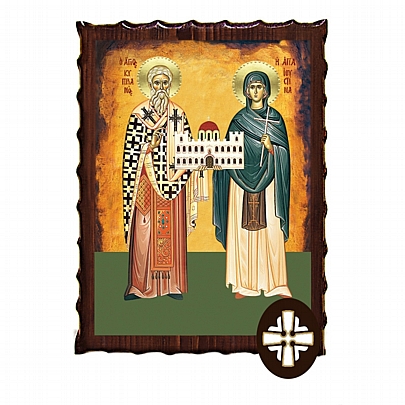 Item: SAINT KYPRIANOS AND JUSTINA Mount Athos ΕΚ135-183, SAINT KYPRIANOS AND JUSTINA Mount Athos