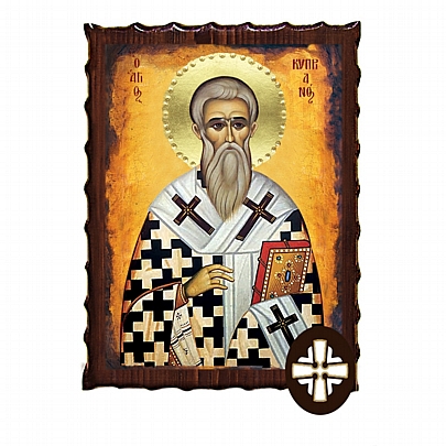 Item: Saint Cyprian | Lithography Mount Athos ΕΚ135-184, Saint Cyprian | Lithography Mount Athos