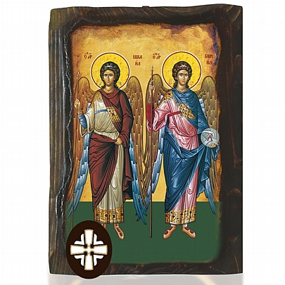 Item: Archangels Michael and Gabriel Mount Athos
ΕΝ306-2, Archangels Michael and Gabriel Mount Athos