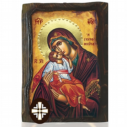 Item: Virgin Mary Glykofilousa E306-33, Virgin Mary Glykofilousa