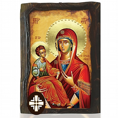 Item: Virgin Mary Tricherousa | Mount Athos Ε306-53, Virgin Mary Tricherousa | Mount Athos