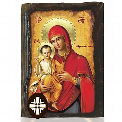 Item: Virgin Mary THE CHRYSAFITISSA | Mount Athos Ε306-54, Virgin Mary THE CHRYSAFITISSA | Mount Athos
