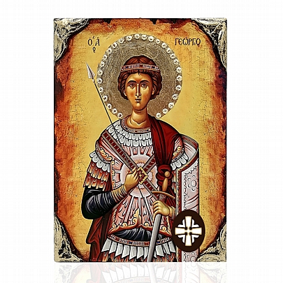 Item: Saint George Lithography Mount Athos E137-1, Saint George Lithography Mount Athos