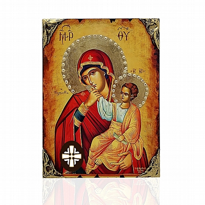 Item: Virgin Mary Paramythia | LITHOGRAPHY Mount Athos E137-27, Virgin Mary Paramythia | LITHOGRAPHY Mount Athos