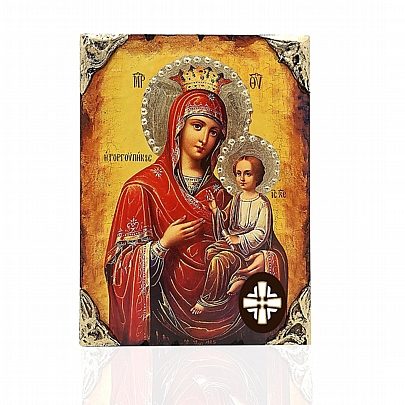 Item: Virgin Mary Gorgoepikoos
LITHOGRAPH E137-29, Virgin Mary Gorgoepikoos
LITHOGRAPH