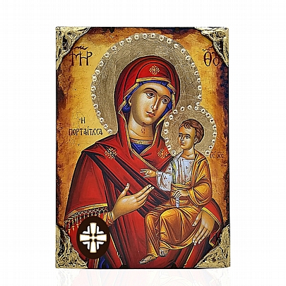 Item: Virgin Mary Portaitissa | LITHOGRAPHY Mount Athos E137-31, Virgin Mary Portaitissa | LITHOGRAPHY Mount Athos