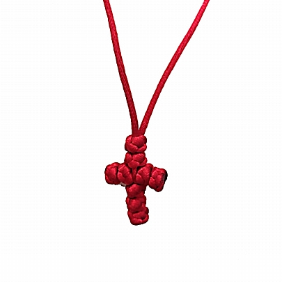Item: Knitted Neck Cross EST47-5, Knitted Neck Cross