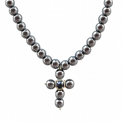 Item: Neck Amulet with Semi – Precious Stones EST05, Neck Amulet with Semi – Precious Stones