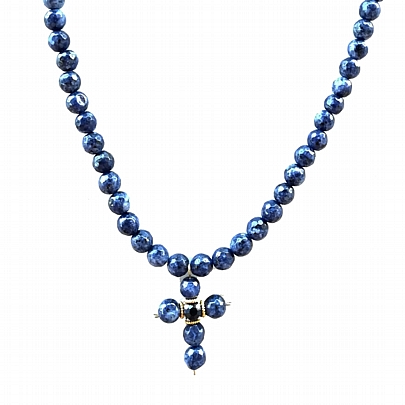 Item: Neck Amulet with Semi – Precious Stones EST07, Neck Amulet with Semi – Precious Stones