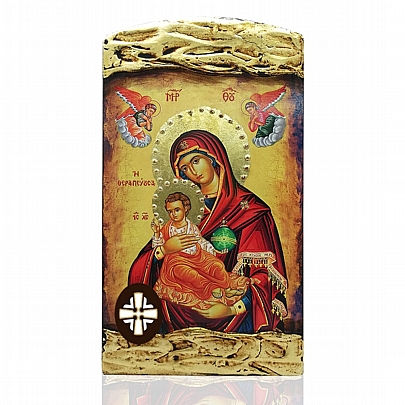 Item: Virgin Mary Sweetness of Angels | LITHOGRAPHY Mount Athos E1527-2, Virgin Mary Sweetness of Angels | LITHOGRAPHY Mount Athos