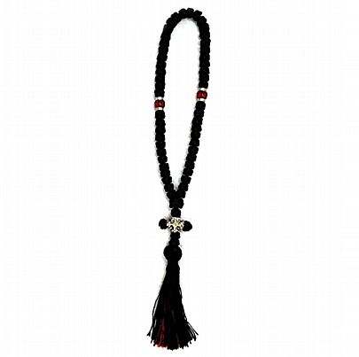 Item: Waxy Prayer Rope 50 Κnots | Mount Athos E.1307, Waxy Prayer Rope 50 Κnots | Mount Athos