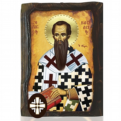Item: Saint Basil the Great Mount Athos E306-92, Saint Basil the Great Mount Athos