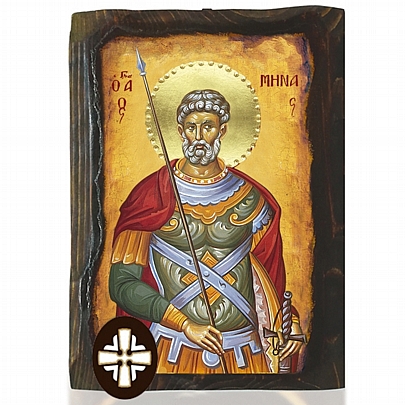 Item: Saint Menas Mount Athos E306-150, Saint Menas Mount Athos