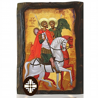 Item: THE SAINTS THEODOROS Mount Athos E306-191, THE SAINTS THEODOROS Mount Athos