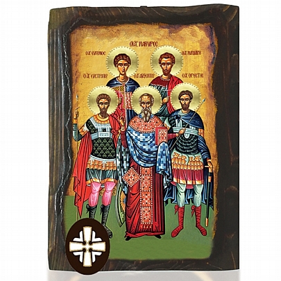 Item: The Five Holy Martyrs Mount Athos
E306-206, The Five Holy Martyrs Mount Athos