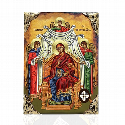 Item: Virgin Mary Pregnant | LITHOGRAPHY Mount Athos EL478-102, Virgin Mary Pregnant | LITHOGRAPHY Mount Athos