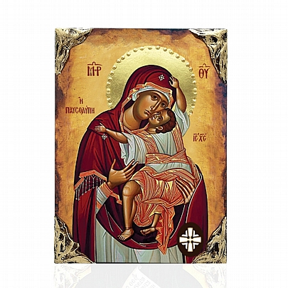 Item: Theotokos of Consolation | LITHOGRAPHY Mount Athos EL478-103, Theotokos of Consolation | LITHOGRAPHY Mount Athos