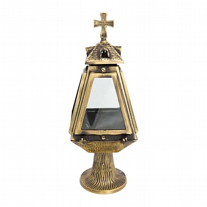 Item: Brass Vigil Lamp E.1869, Brass Vigil Lamp