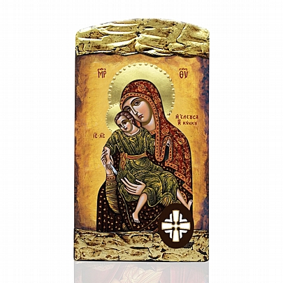 Item: Theotokos OF THE KYKKOS | LITHOGRAPHY | Mount Athos E.61, Theotokos OF THE KYKKOS | LITHOGRAPHY | Mount Athos