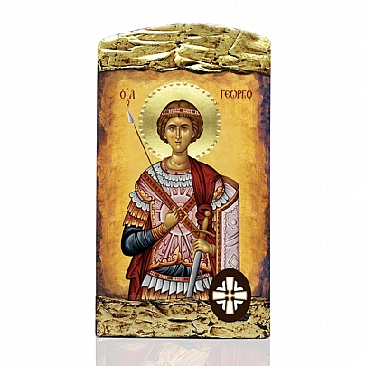 Item: Saint George Lithography Mount Athos E.100, Saint George Lithography Mount Athos