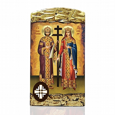 Item: SAINT KONSTANTINOS AND ELENI LITHOGRAPHY Mount Athos E.104, SAINT KONSTANTINOS AND ELENI LITHOGRAPHY Mount Athos