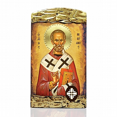 Item: Saint Nicholas | Lithography Mount Athos E.108, Saint Nicholas | Lithography Mount Athos
