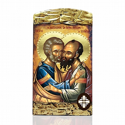 Item: SAINT PETER AND PAUL LITHOGRAPHY Mount Athos E.113, SAINT PETER AND PAUL LITHOGRAPHY Mount Athos
