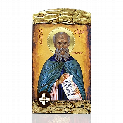 Item: SAINT SAVVAS LITHOGRAPHY Mount Athos E.115, SAINT SAVVAS LITHOGRAPHY Mount Athos