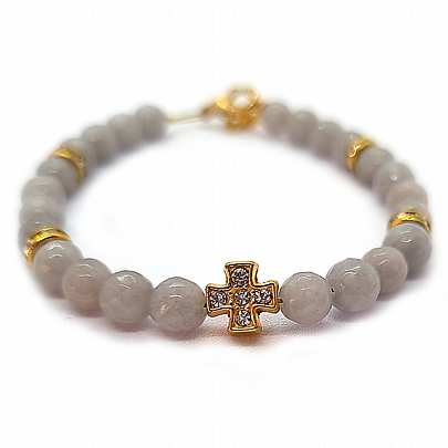 Item: Mount Athos Amulet with semi-precious stones E.2096, Mount Athos Amulet with semi-precious stones
