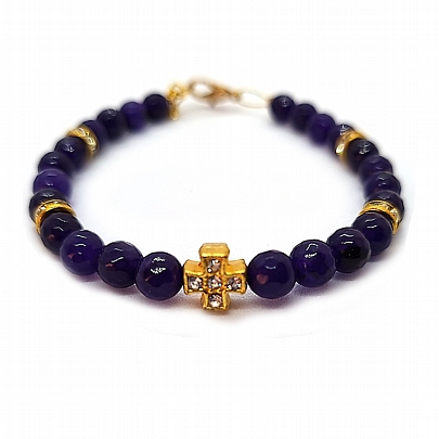 Item: Mount Athos Amulet with semi-precious stones E.2099, Mount Athos Amulet with semi-precious stones