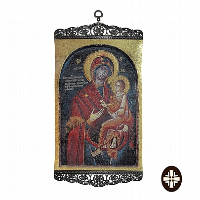 Item: Embroidery with Theotokos E.2245, Embroidery with Theotokos