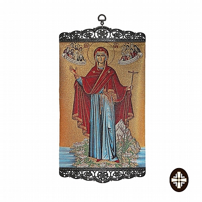 Item: Embroidery with Theotokos E.2246, Embroidery with Theotokos