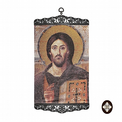 Item: Embroidery with Jesus Christ of Sina E.2247, Embroidery with Jesus Christ of Sina