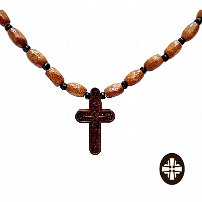 Item: Wooden Neck Cross | Mount Athos E.2257, Wooden Neck Cross | Mount Athos