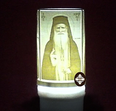 Item: ELECTRIC CANDLE WITH HOLY PORPHYRIUS 90 DAYS E.2272, ELECTRIC CANDLE WITH HOLY PORPHYRIUS 90 DAYS