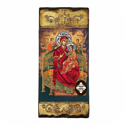 Item: Theotokos Pantanassa LITHOGRAPHY Mount Athos EV242, Theotokos Pantanassa LITHOGRAPHY Mount Athos