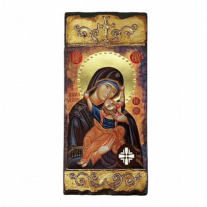Item: Theotokos of Consolation LITHOGRAPHY Mount Athos EV243, Theotokos of Consolation LITHOGRAPHY Mount Athos