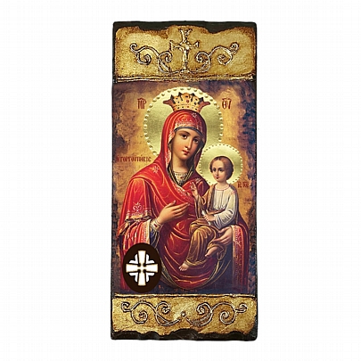 Item: Virgin Mary Gorgoepikoos | LITHOGRAPHY Mount Athos EV248, Virgin Mary Gorgoepikoos | LITHOGRAPHY Mount Athos