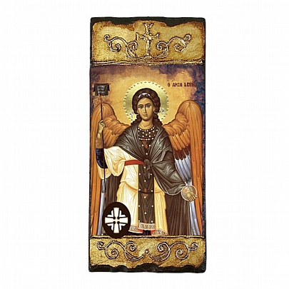 Item: THE ARCHANGEL GABRIEL | LITHOGRAPHY Mount Athos E263, THE ARCHANGEL GABRIEL | LITHOGRAPHY Mount Athos