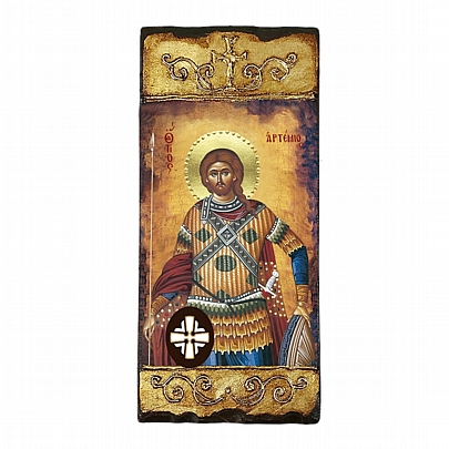 Item: SAINT ARTEMIOS LITHOGRAPHY Mount Athos E266, SAINT ARTEMIOS LITHOGRAPHY Mount Athos
