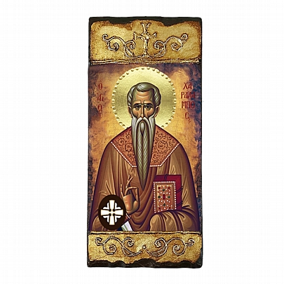 Item: Saint Charalambos | Lithography Mount Athos E273, Saint Charalambos | Lithography Mount Athos