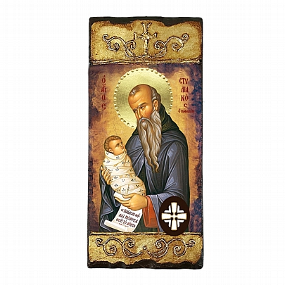 Item: Saint Stylianos Lithography Mount Athos E282, Saint Stylianos Lithography Mount Athos