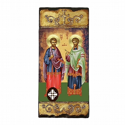 Item: THE SAINTS ANARGYRI LITHOGRAPHY Mount Athos
E309, THE SAINTS ANARGYRI LITHOGRAPHY Mount Athos