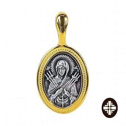 Item: Virgin Mary of Sorrows Pendant E.2400, Virgin Mary of Sorrows Pendant