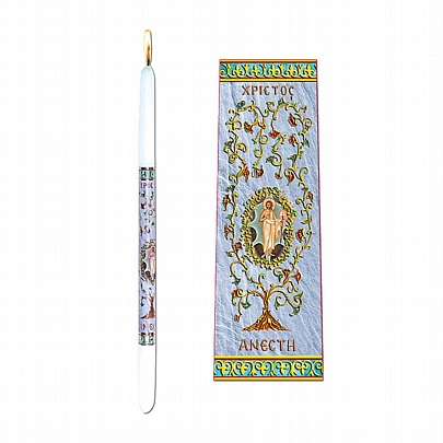 C.2474, Αναστάσιμη λαμπάδα με χρυσοτυπία