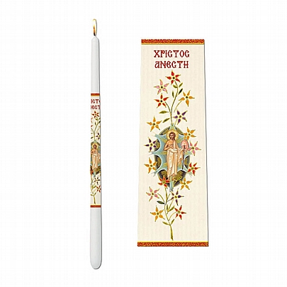 C.2477, Αναστάσιμη λαμπάδα με χρυσοτυπία