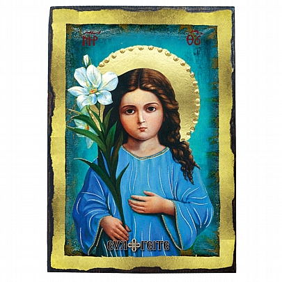 Item: Virgin Mary LITHOGRAPHY Mount Athos E.2616, Virgin Mary LITHOGRAPHY Mount Athos