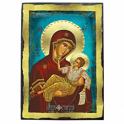 E.2619, Virgin Mary of Great Grace | LITHOGRAPHY Mount Athos